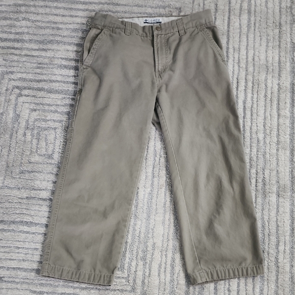 Vintage Columbia Women's Tan Capri Pants Sz 6 - Picture 1 of 9